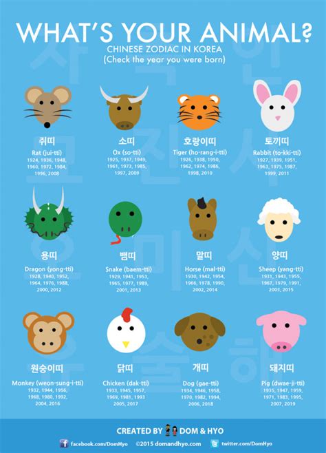 What’s Your Animal? Chinese Zodiac in Korea | Dom & Hyo ...