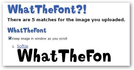 WhatTheFont – Cómo Identificar tipos de fuente