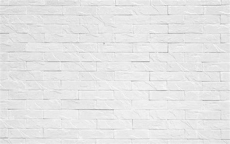 White brick wall for background Stock Photo