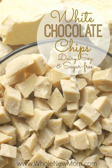 White Chocolate Chips  dairy, soy, and sugar free