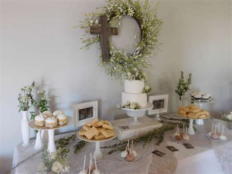 White Lace First Communion Party Ideas | Photo 2 of 8 ...