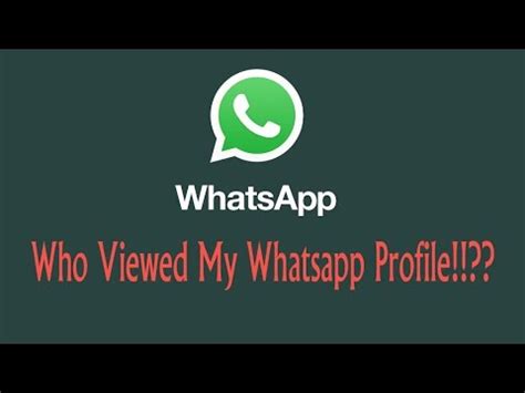 Who viewed my Whatsapp profile..!???  Whats tracker    YouTube