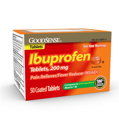 Wholesale GoodSense Ibuprofen Tablets 200mg, 50 Count ...