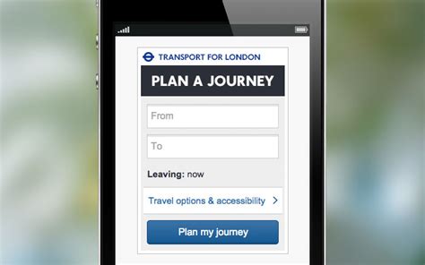 Widgets   Transport for London