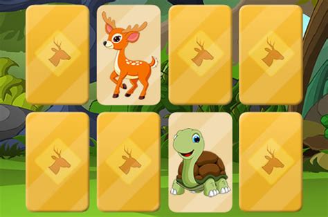 Wild Animals Memory Game   Play online at GameMonetize.com Games