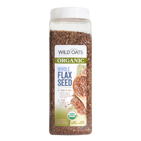 Wild Oats Marketplace Organic Whole Flax Seed   Wild Oats