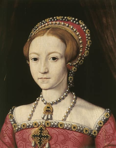 William Scrots  active 1537 53    Elizabeth I when a Princess