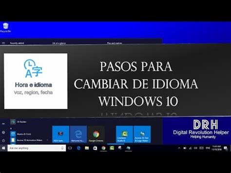 Windows 10: Como Cambiar de Idioma   YouTube