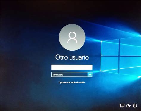 Windows 10   En el Inicio de sesión del sistema sólo ...