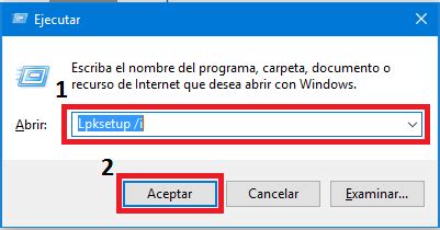 Windows 10   Error al instalar paquete de idioma español ...