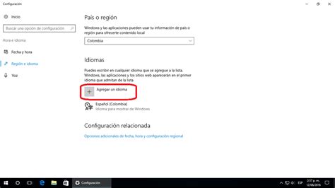 Windows 10 No puedo cambiar el idioma de voz de ...