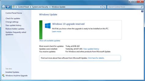 Windows 10 Upgrade Reserved notification in Windows Update ...