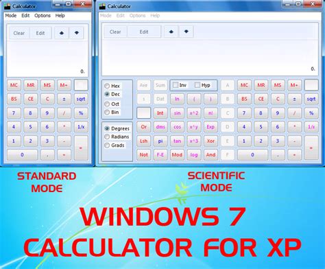 Windows 7 Calculator for XP by Seven XP on DeviantArt