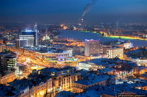 Winter in Kazan – the view from above · Russia Travel Blog