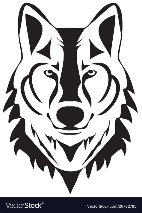 Wolf silhouette Royalty Free Vector Image   VectorStock ...