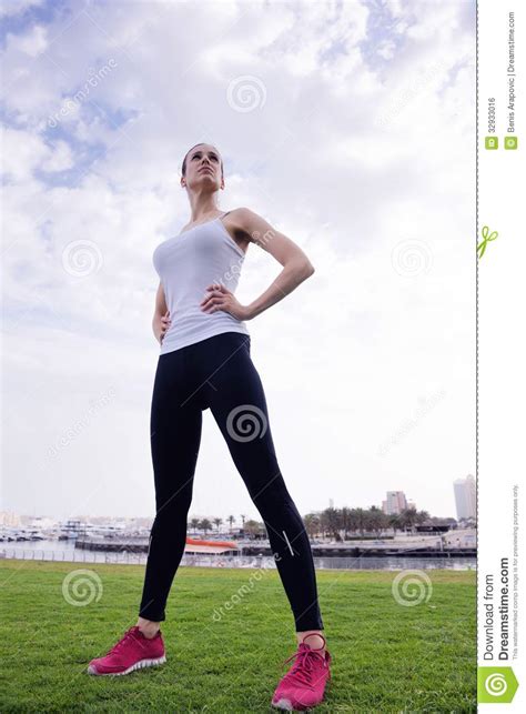 Woman Jogging At Morning Royalty Free Stock Image   Image ...