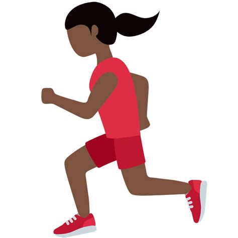 Woman running emoji clipart. Free download transparent .PNG | Creazilla