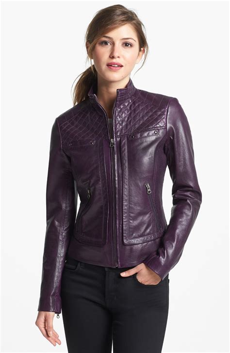 Womens Leather Jackets in Trendy Designs   Crochet and ...