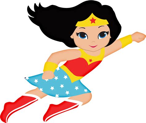 Wonder Woman Baby Clipart.   Oh My Fiesta! for Geeks