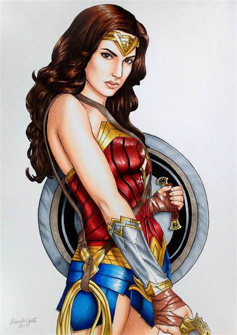 Wonder Woman Drawing by EduardoCopati on DeviantArt