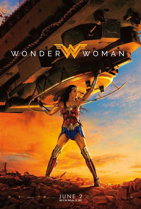 Wonder Woman Movie Poster | Wonder woman, Gal gadot mujer ...