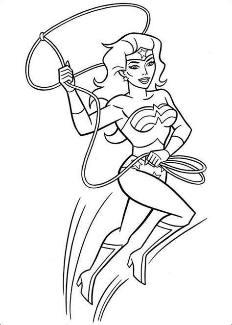 Wonder Woman Mujer Maravilla dibujos para Colorear para niños 37 ...
