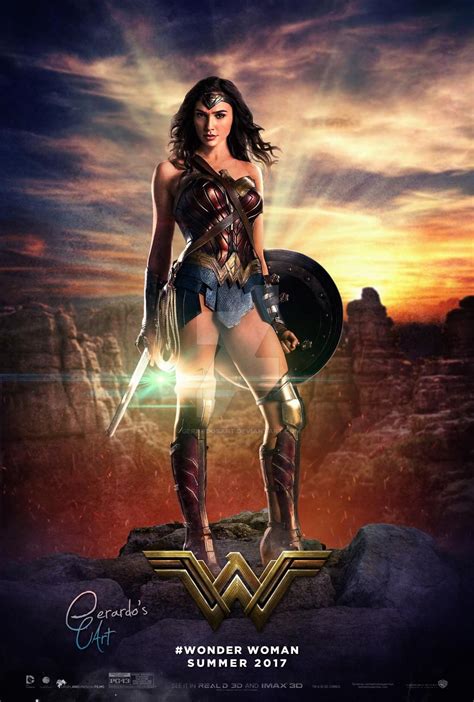 Wonder Woman Teaseer Poster II by GerardosArt on DeviantArt
