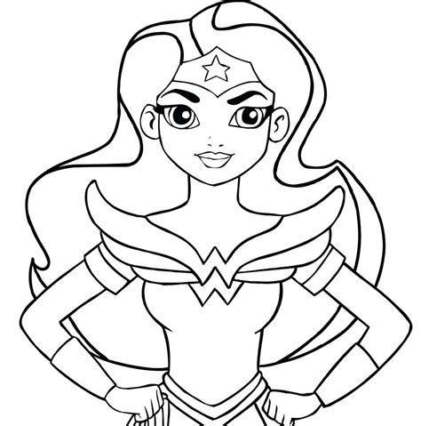 Wonder Women Coloring Pages   Coloring Home