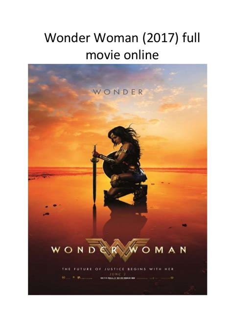 Wonder Women full movie 1080p hd 2017