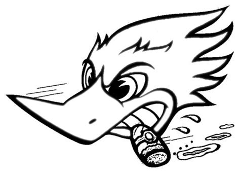 Woody Woodpecker Coloring Pages free For Kids >> Disney ...
