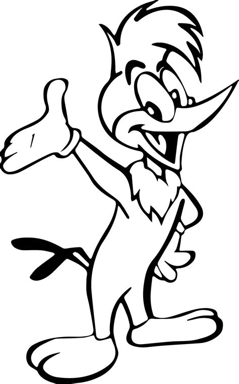Woody Woodpecker That Is It Coloring Page | Wecoloringpage.com