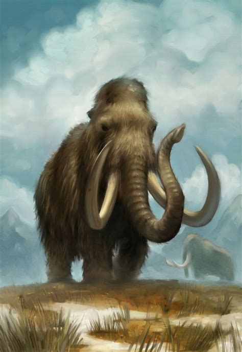 Woolly Mammoths by Daniel Karlsson | Animales extintos ...