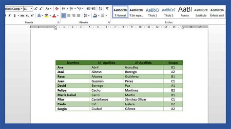 Word Crear y editar tablas en Word. Saber Programas