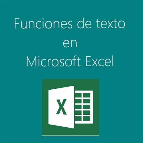 Word y Excel: Funciones de texto en Excel