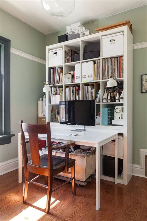 Workspace: Cool Home Office With Ikea Expedit Desk For ...