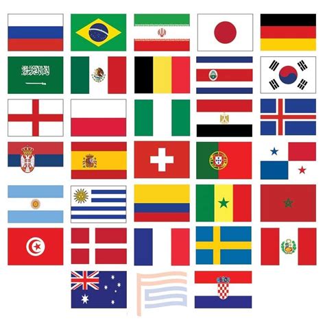 World Cup Flags Pack | Small Flag Pack | The Flag Shop