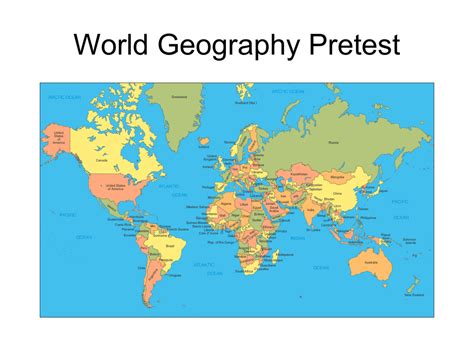 World Geography Pre Test