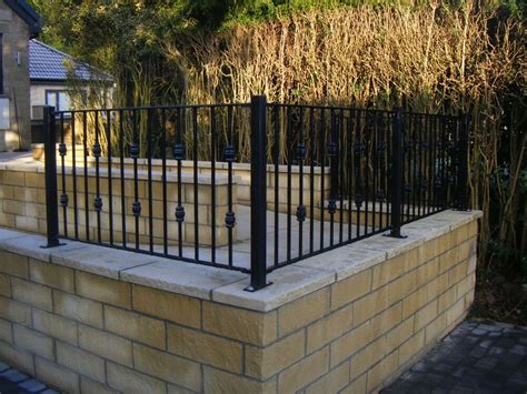 wrought iron railings metal garden fence | eBay