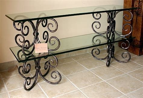 Wrought Iron Sofa Table that Will Fascinated You – HomesFeed