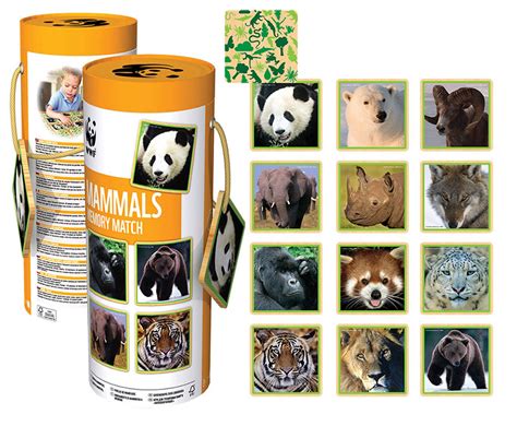 WWF Animal Memory Game   Mammals