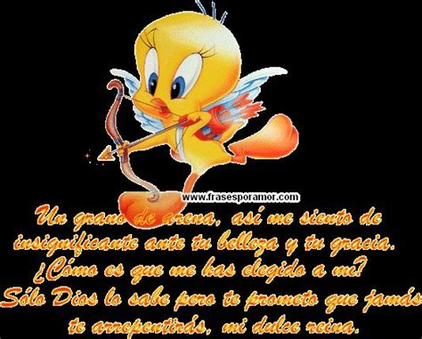 www.frasesporamor.com frase de amor con dibujo piolin ...