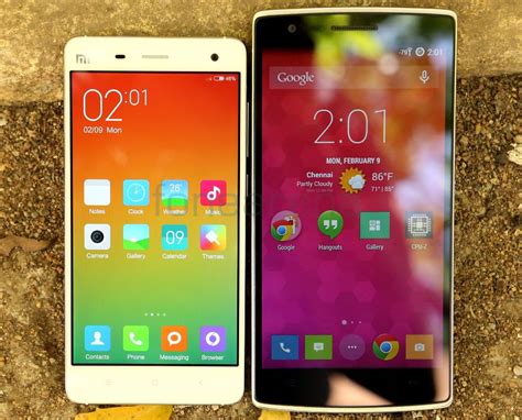 Xiaomi Mi 4 vs OnePlus One