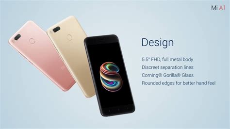 Xiaomi Mi A1, el primer smartphone de Xiaomi con Android ...