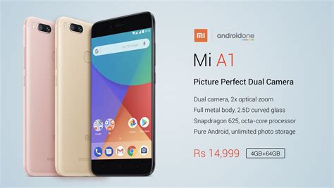 Xiaomi Mi A1 is Official with Topnotch Dual Cameras ...