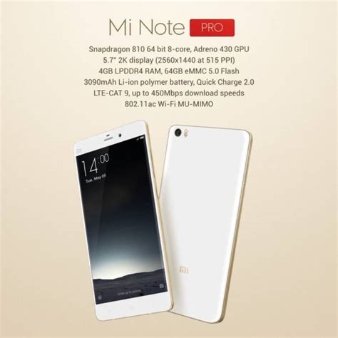 Xiaomi Mi Note PRO  FDD LTE    XiFrance