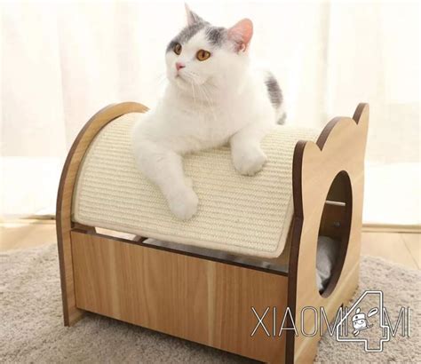 Xiaomi pone a la venta una nueva casa para gatos con rascador