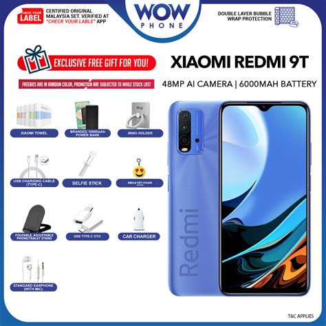 Xiaomi Redmi 9T Price in Malaysia & Specs RM598 | TechNave