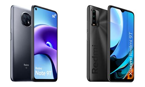 Xiaomi Redmi Note 9T et Redmi 9T : les caractéristiques en ...