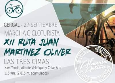 XII Cicloturista Juan Martínez Oliver Las Tres Cimas ...