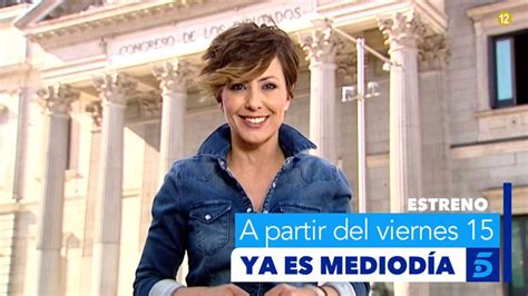 Ya es mediodía | Telecinco estrena el nuevo programa de Sonsóles Ónega ...